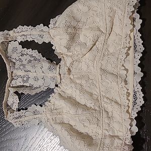 Cream Lace Bralette